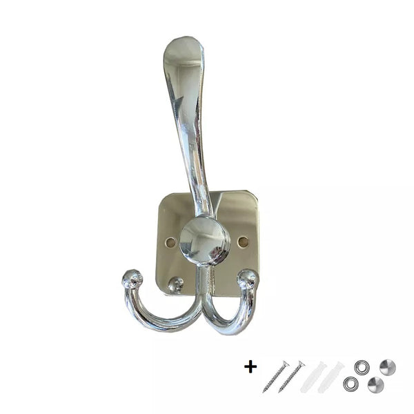 Coat hook Silver including screws | Hanging hooks | Coat hook