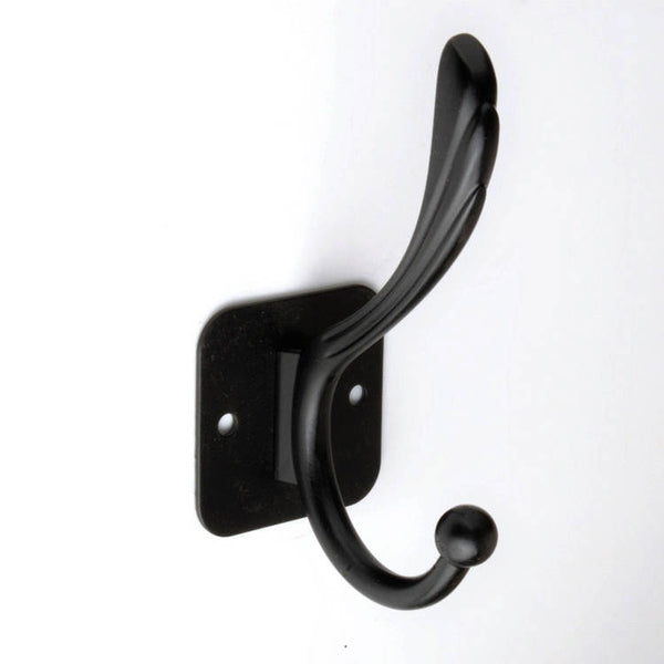 Hanging hooks Black heavy including screws | Coat hook | Coat hook