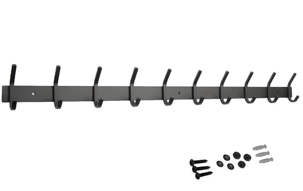 Wall coat rack 20 hooks | 75cm | Including mounting material