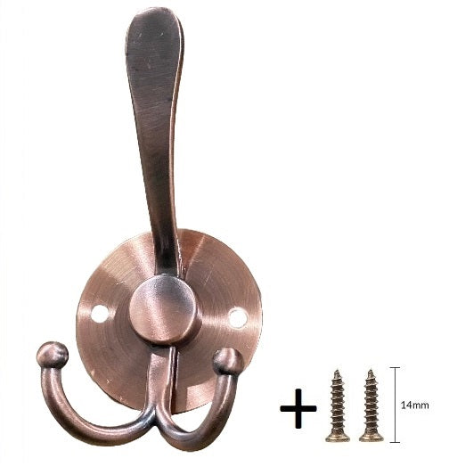 Coat hook Copper including screws | Hanging hooks | Coat hook