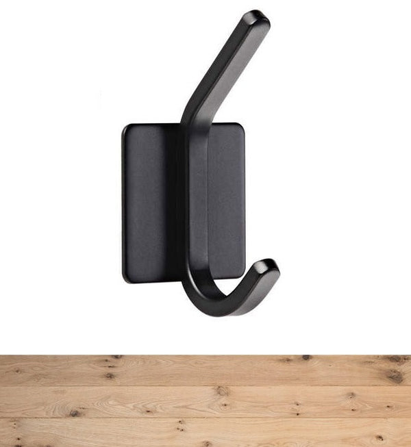 Self-adhesive hanging hook black | Coat hook | Hanging hook